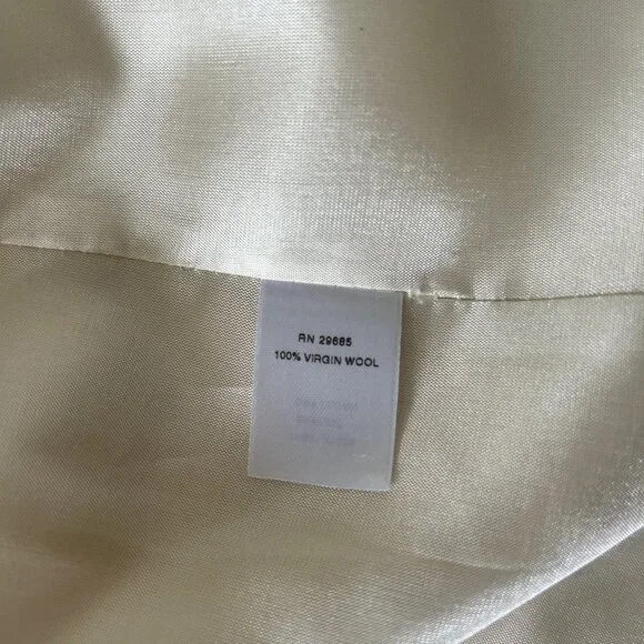 Vintage Pendleton 100% Virgin Wool Blazer - Winter White - Picture 6 of 16